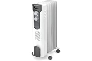 Olimpia Splendid 99619 Caldorad 9 Radiatore ad Olio 2000 W, Bianco