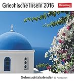 Griechische Inseln 2016: Sehnsuchtskalender, 53 Postkarten by