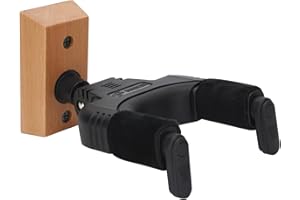 Sondery Supporto Porta Appendi Chitarra da Muro, Gancio Poggia da Parete per Chitarra Elettrica Classica Acustica Basso, Blocco Automatico