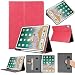 Produktbild MMLC iPad Pro 11 2018 Hülle Leather Wallet Card Stand Case Cover with Pencil Holder (hot pink)