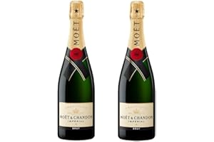 MOËT & CHANDON Moet & Chandon Brut Imperial Champagne NV 75cl - (Pack of 2)