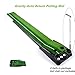 Produktbild Locisne Modernisiert Innen und im Freien Golf Putting Matte Putting Trainer mit Automatischer Ball-Rücklauf für Golf Professional tragbar Mini Golf Praxis Set 11.81"*118.11" +6 Golfbälle