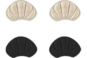 ULEMONDEE Heel Cushion Pads,4/8 Pairs Heel Grips Women Mens Shoes Heel Pads Heel Protectors Inserts (2 Pairs)