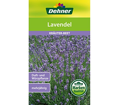 Dehner Kräuter-Saatgut, Lavendel, "Lavendula officinales", 5er pack (5 x 1 g)