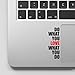Produktbild Wicked Decals® Do What You Love Motivational inspirierendes Zitat Laptop MacBook Aufkleber Aufkleber - wd-87