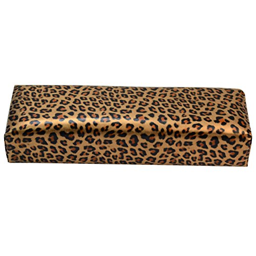 Leopard Print Hand Wrist Rest Nail Art PU Leather Cushion Pillow Manicure Tool