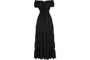 Aibaowedding Renaissance Kostüm Damen Mittelalter Chemise Bauernkleid Irisch Boho Lange Kleider
