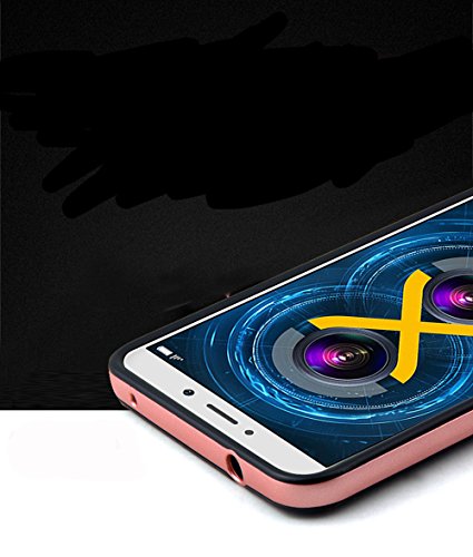 Huawei Honor 6X Funda - SMTR   Calidad premium Cubierta Slim  2 in 1  TPU PC Armor Funda sigilo bracket para Huawei Honor 6X Smartphone - Plata