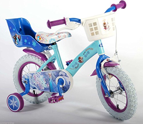 12 Zoll Kinderfahrrad Eiskönigin Fahrrad Dreirad Disney Frozen Anna & Elsa 51261-CH - 4