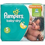 Pampers Baby-Dry Nappies Monthly Saving Pack - Size 5, Pack of 144