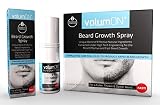 Volumon Beard Growth Spray - The Solution for the Perfect Beard - 100 % Natural Formula - Fuller, Thicker, Darker