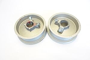 SCHARTEC 1 paire de tambours de câble de rechange pour porte de garage - Pour porte sectionnelle, tambour gauche et droit - Pièce de rechange