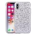 Produktbild Handyhülle für iPhone XR Hülle iPhone X Etui Glitzer Bling Glitter Hart PC Schutzhülle für Apple iPhone XR 2018 6.1" von Coollee, Luxus Ultra Dünn Slim Sparkle Hardcase Abdeckung Case Mädchen Handytasche Bumper Stoßfest Kratzfest Smartphone Hartschale (Silber)