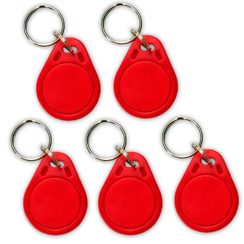 5 NFC Tags Schlüsselanhänger DESFire EV1 4k 4096Byte