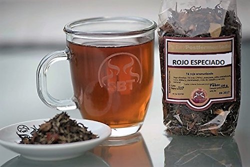 SABOREATE Y CAFE THE FLAVOUR SHOP Té Rojo PU Erh Yunnan China Especiado en Hebra Hoja 100 Gramos