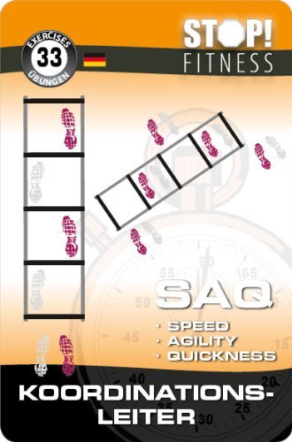 STOP! Trainingskarten – Koordinationsleiter (Speed Ladder) dt. Version – SAQ Serie - 2