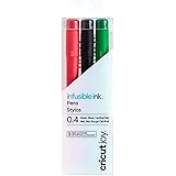 Cricut Penne Infusible Ink Joy™ 0,4, nero/rosso/verde (3 pezzi)