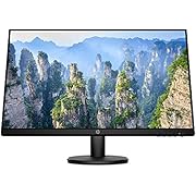 HP V24i (24 Zoll / FHD IPS) Monitor (VGA, HDMI, entspiegelt, neigbar, low blue light modus, 5ms Reaktionszeit, 1920x1080) schwarz