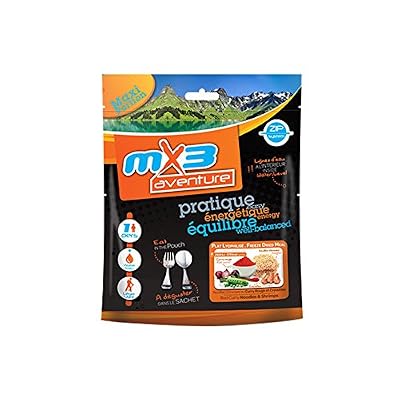 MX3 Adventure Plat lyophilisé Nouilles Chinoise au Curry Rouge et crevette