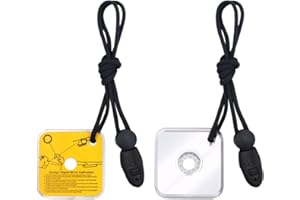 Chihutown Signal Mirror, Survival Mirror with Whistle, Emergency Reflective Mirror, Signal Mirror Survival, Rescue Survival Reflective Mirror for Hiking, Camping