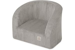 MISIOO Fotel dziecięcy od 1 roku – fotel klasy premium, stabilny i miękki, ergonomicznie wyściełany, 40 x 53 x 36 cm, fotel dziecięcy od 1 roku