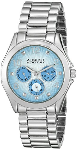 August Steiner da donna, analogico, al quarzo giapponese Display orologio, colore: argento