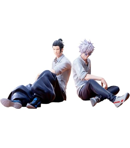 Zhongkaihua Figure Anime Gojo E Geto Look Up – Mini Statue PVC Da Collezione 10cm