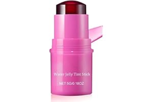 VCTKLN Milk Makeup Cooling Water Jelly Tint | Lip + Cheek | Sheer Lip & Cheek Stain | Long Lasting Jelly Texture Moisturising | High Shine Non-Stick Gloss Lip Makeup (Rose Pink)