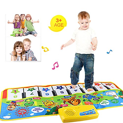 Preisvergleich Produktbild Hirolan Neu Berühren abspielen Tastatur Musical Musik Singen Fitnessstudio Teppich Matte Beste Kinder Baby Geschenk 73cm X 35cm Anlocken Baby's Überwachung Fähigkeit (73cm X 35cm)