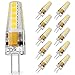 Produktbild JAUHOFOGEI 10er G4 COB 2W LED Lampe Brine, 230LM ersetzt 20W Halogenlampen Stiftsockellampe, 6000K Kaltweiß 12V AC/DC G4 Mini Leuchtmittel, Nicht Dimmbar