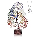 Chakra Crystal Tree Of Life, Room Decor Home Decor Accessories, Crystals House Warming Gifts New Home, Get Well Soon Gifts, Healing Crystals, Money Tree With Necklace, Crystal Gifts For Women