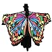 Produktbild Leey Frauen Schmetterling Flügel Schal Schals Damen Nymphe Elf Poncho Kostüm Zubehörteil Bikini Bademode Vertuschungen Strandkleidung Mode Schmetterling Schal Kap (E(197 * 125CM), Einheitsgröße)