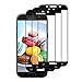Produktbild Jwlife [3 Stück] Panzerglas Schutzfolie Samsung Galaxy A5 2017, Displayschutzfolie Samsung Galaxy A5 2017,Kratzfest,Blasenfreie Installation,9H Härte,Anti-Öl und Fingerabdruck(schwarz)