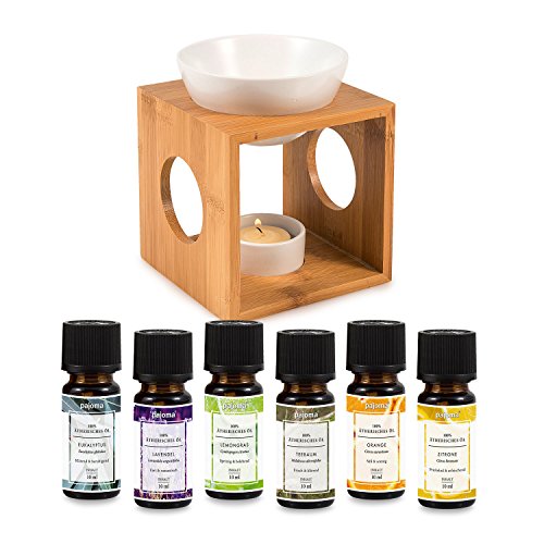 Preisvergleich Produktbild pajoma Duftöle 6er Set Duftölset (Set Duftlampe Bambus)