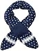 maximo Baby Boys' Steckschal, Pünktchen Scarf, Mehrfarbig (Navy/Wollweiß 4838), One Size