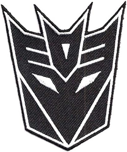 Transformers Movie Decepticon Black Embroidered Badge Patch Sew-on or Iron-on 9cm