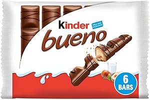 Kinder Bueno Classic Chocolate Snack 6 bars