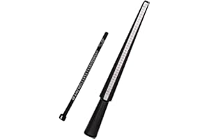 ZCSOWE Set Misuratori Anelli Professionali Un Anello Stick e un Calibro ad Anello Ideale per Anelli e Gioielli Facile da Usare per la misurazione del Diametro Degli Anelli