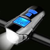 Schulzz T6 Led 1000 L&uuml;men Kornalı ve Hız G&ouml;stergeli Su ge&ccedil;irmez USB ile Şarj Edilebilir Bisiklet Farı