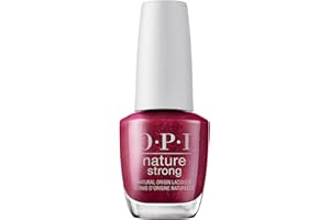OPI Nature Strong | Smalto per Unghie di Origine Naturale Vegano| Smalto Rosso, 15ml