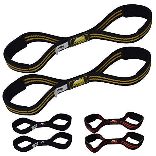 aqwa de Levantamiento de Peso Gimnasio Correa de muñeca Crossfit Wraps Mano Bar Culturismo Entrenamiento multicolor negro/amarillo