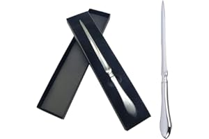 Toyvian Metall Brieföffner Mini Mail Opener Umschlagöffner Slitter Messer (Silber)