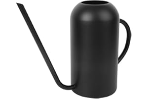 Jenngaoo Regadera de 1.5L, Regadera de Pico Largo de Acero Inoxidable Regadera Retro de Boca Larga para Plantas suculentas, para jardín, Flores, Plantas, Herramienta de riego