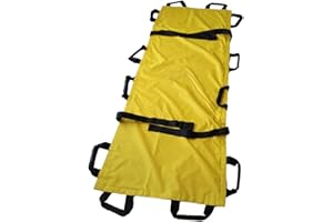 LOVIVER Rettungstrage Tuch Rettungsdienst Notbahre mit 2 Sicherheitsgurte