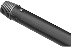 Bürstenfabrik - MADE IN GERMANY MAAJ BESENSTIEL AUS SCHWARZEM METALLROHR MIT SCHRAUBGEWINDE 120CM