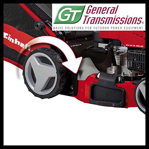Einhell Benzin Rasenmäher GC-PM 56 S HW (2,8 kW, 56 cm Schnittbreite, 80 l Fangsack, Radantrieb, Mulchfunktion, Seitenauswurf, empfohlen bis 2200 m²) - 5