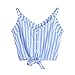 Produktbild UFACE Top Damen Spitze Sommer Casual Weste Outdoor Sport Fitness Running Training Frauen Spitze beiläufiges ärmelloses Bauchfreies Top Weste Tank Hemd Bluse Cami Top