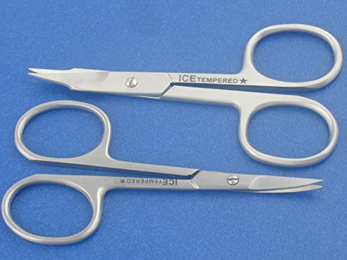 Profi Nagelscheren-Set – Hautschere Gebogen – Kombi Set für Finger und Fußnägel - 4