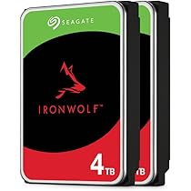 Seagate 2er-Pack IronWolf 4TB interne Festplatte, NAS HDD