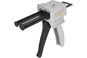 TIBAPLA Pistola Dispensadora de Mezcla, Pistola de Pegamento Epoxi AB 50ml Mango Adhesivo Mezclado 1:1/2:1 Pistola Dispensadora de Extensión de Mango, Pistola Dispensadora de Cartucho de Mezcla